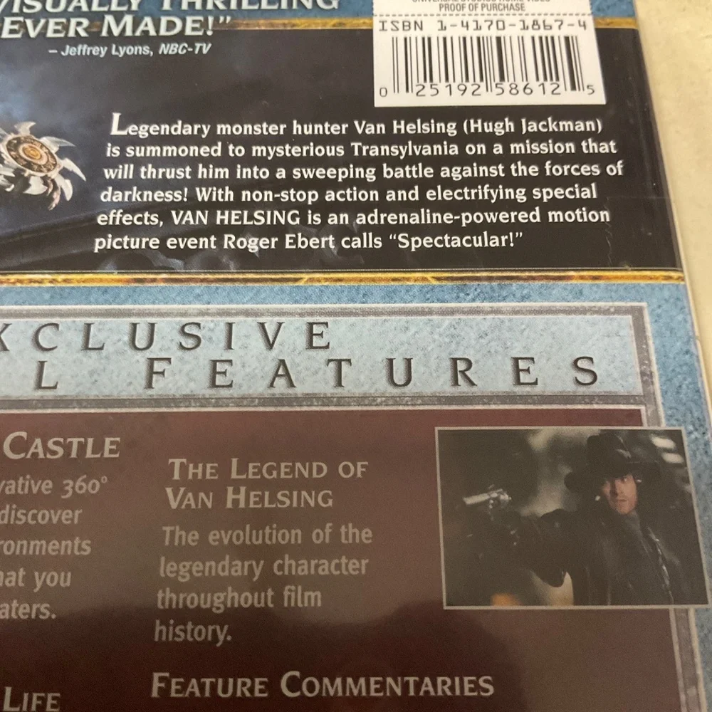 DVD- Van Helsing.  V169